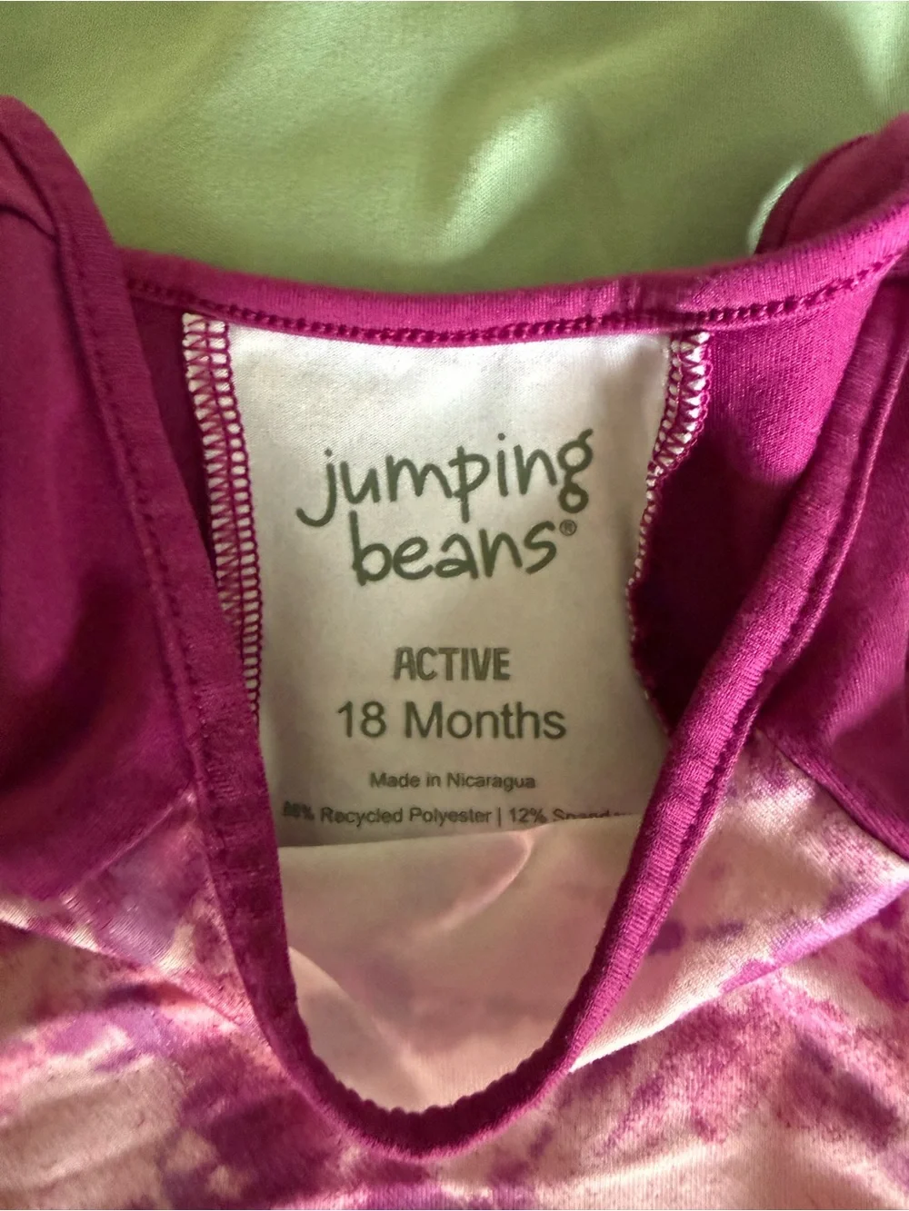 jumping beans Pink and Purple Tie-Dye Girls Matching Tank Top & Skirt Set